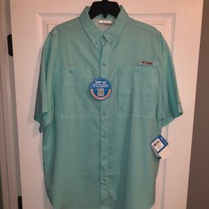 Men’s Columbia PFG short sleeve button up